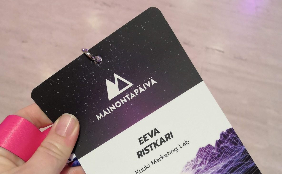 Mainontapäivän osallistumiskaulanauha